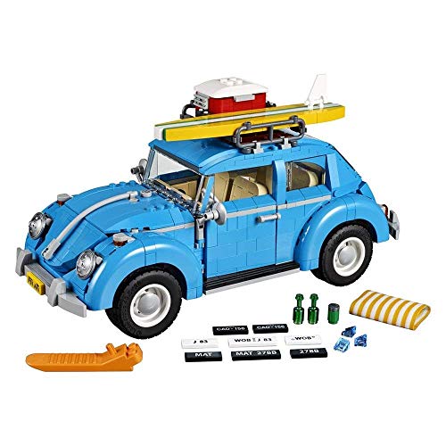 Volkswagen Original Lego Escarabajo Azul bauset Modelo de Juguete Auto Colección 6r5099320