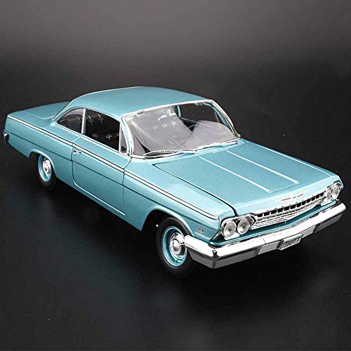 Weaston 1962 Belair Vintage Car 1:18 Modelo de aleación Car Metal Die-Casting Car Retro Miniauto Roadster Adornos de colección para Adultos Decoración de Interiores Regalos de Juguete