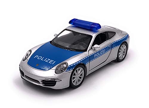 Welly Porsche 911 Police Model Car Car Licencia Producto 1: 34-1: 39