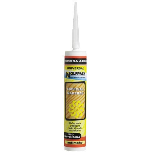 WOLFPACK LINEA PROFESIONAL 14040016 Silicona Acida Roble 280 cm³ WOLFPACK LINEA PROFESIONAL 14040016 Silicona Acida Roble 280 cm³
