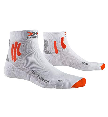 X-Socks Tennis Low Cut Calcetines Funcionales Para Hombres Y Mujeres, Unisex adulto, white, 42/44