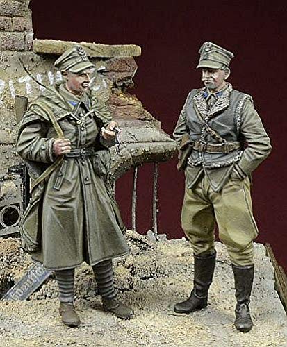 XINGCHANG Kits de Modelos de Figuras de Resina 1/35 Soldados polacos de la Segunda Guerra Mundial Berlín 2 Figura sin Montar sin Pintar