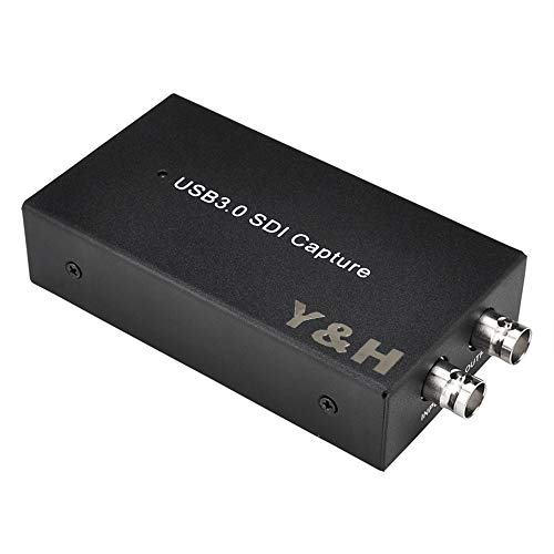 Y&H - Tarjeta de grabación de vídeo SDI USB 3.0 HD 1080P 60FPS Game Capture, SDI pass-Through y streaming en directo, Windows Linux Os X System ezcap262