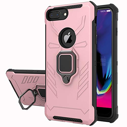Yiakeng Funda iPhone 6 Plus/iPhone 7 Plus/iPhone 8 Plus, 360 Grados Proteccion Hard PC Silicona TPU Carcasa Antigolpes Case para iPhone 6 Plus/iPhone 7 Plus/iPhone 8 Plus (Oro Rosa) Yiakeng Funda iPhone 6 Plus/iPhone 7 Plus/iPhone 8 Plus, 360 Grados Proteccion Hard PC Silicona TPU Carcasa Antigolpes Case para iPhone 6 Plus/iPhone 7 Plus/iPhone 8 Plus (Oro Rosa)