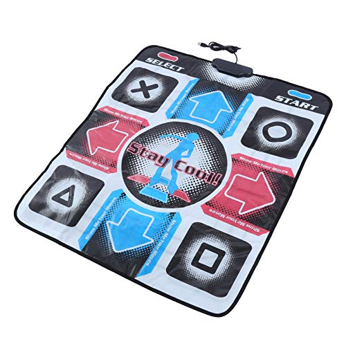 Yosoo Health Gear Dance Game Mat, Dance Pad Controller con Cable USB, Multifunctional Dancing Mat para PC