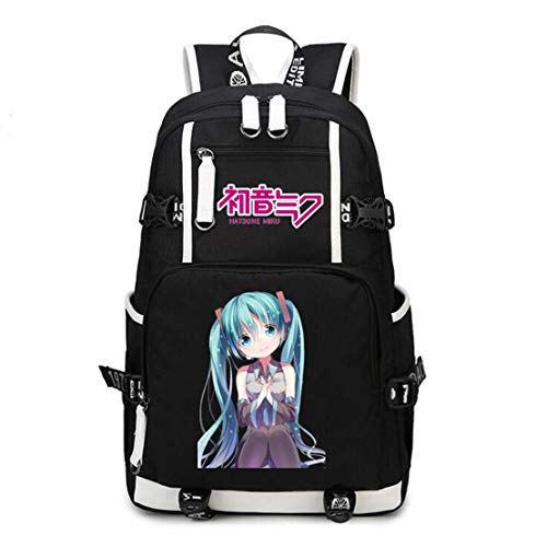 YOYOSHome Anime Hatsune Miku Vocaloid Cosplay bolsa de viaje mochila mochila mochila escolar, 9 (Negro) - yyyo1