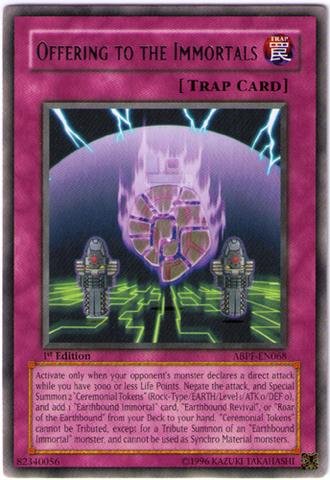 Yu-Gi-Oh! - Offering to the Immortals (ABPF-EN068) - Absolute Powerforce - 1st Edition - Rare by Yu-Gi-Oh!