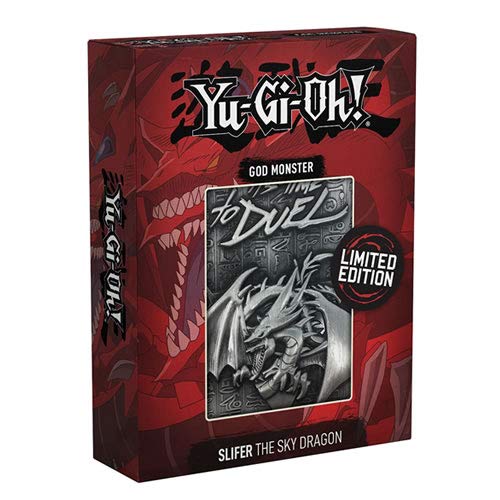 yu-gi-oh Tarjeta de Metal de edición Limitada con diseño de dragón del Cielo. (FaNaTtiK YGO-14S)