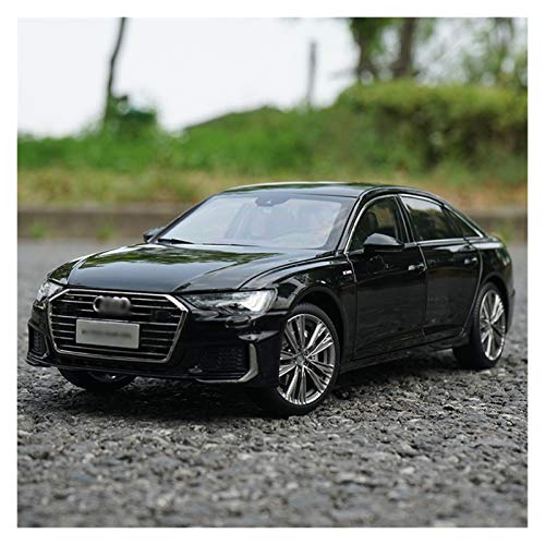 ZCLY 1/18 Todo Nuevo para Audi para A6 2019 Diecast Car Model Toy Boy Gift Collection Negro Modelo de Auto