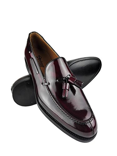 Zerimar Zapatos Castellanos Hombre | Mocasin Antifaz Hombre | Mocasin con Borlas para Hombre | Mocasin Piel Hombre