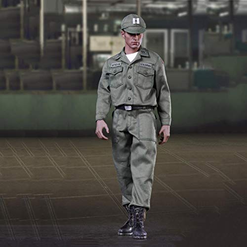 ZH Captain America Uniform Edition Figuras De Acción 1/6 Soldado Militar Modelo De Estatua De Juguete Muñecas De Materiales De Protección del Medio Ambiente De PVC Adornos Decoración
