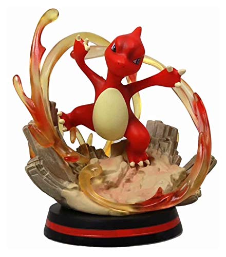 ZJSXIA Pokemon Go Figuras Toys Wartutle □□□□ Mew Mewtwo Charmeleon PVC Pokémon Figura de acción Anime Modelo Muñecas Niños Regalos figuritas Pokemon (Color : Red)