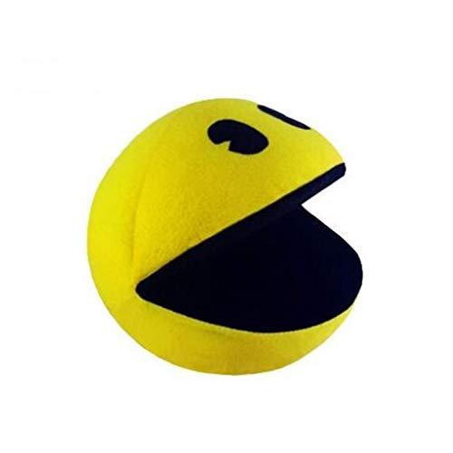 1pc 14cm Muñeco de Peluche Lindo Cara Sonriente Amarilla Bola de expresión Pacman Juguete de Peluche para niños Bebé Cumpleaños