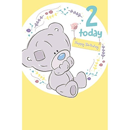 2 hoy Tiny Tatty Teddy 2 nd cumpleaños Me to You Oso tarjeta