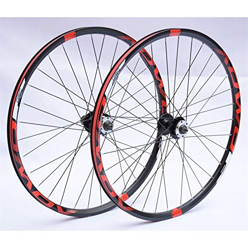 Accesorio de Bicicleta de Ejes de liberación rápid Juego de Ruedas de Bicicleta 26"/27.5" / 29"para Bicicleta de montaña Llantas de Pared de Doble Pared Freno de Disco 8-10 Speed ​​Card Hub Lanzamie