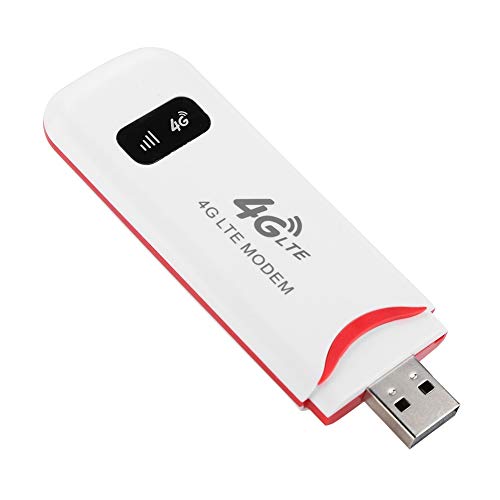 Adaptador de dongle WiFi USB de 100 Mbps, Adaptador de red USB 4G LTE Wireless Hotspot WiFi portátil Enrutador Módem Stick para PC de sobremesa portátil, Soporte de tarjeta de memoria de 32GB TF