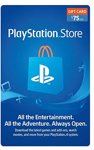 All The Entertainment: Promo $75 PlayStation Store Gift Card [Digital Code]