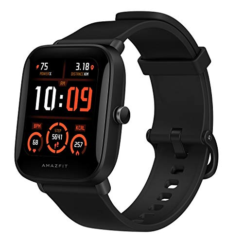 Amazfit Bip U Pro Smart Watch Reloj Inteligente con GPS Incorporado 60+ Modos Deportivos 5 ATM Fitness Tracker Oxígeno en Sangre Frecuencia cardíaca Monitor de sueño 1.43 Pantalla táctil