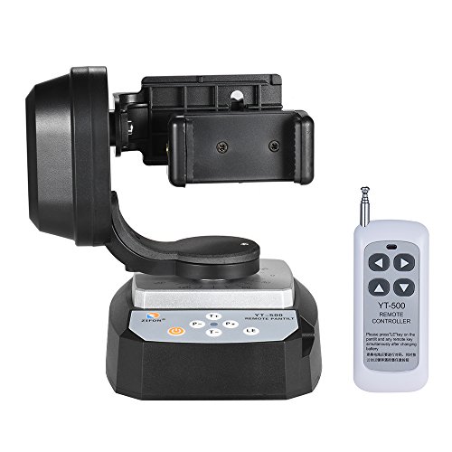 Andoer Zifon yt-500 mando a distancia, función de giro e inclinación motorizado automático rotación de vídeo cabeza de trípode Max. Carga 500 G para iphone 7/7 Plus/6/6 Plus/6S smartphone