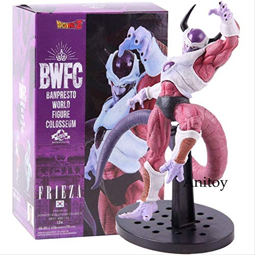 ANZHCZ Dragon Ball Z Freezer Frieza 2a Forma Bwfc Banpresto World Figure Coliseo PVC Figura de acción Colección Modelo muñeca de Juguete Regalos 22Cm