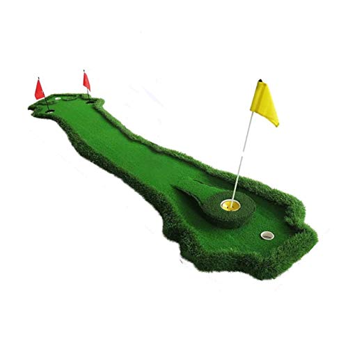 Bdesign Profesional Poner Mat - Golf Putting Capa Verde de Cubierta Oficina Mini Golf Verdes Familia Putter Family Trainer de Entrenamiento de Golf de Golf