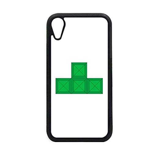 beatChong Classic Games Tetris Green Block - Carcasa para iPhone XR