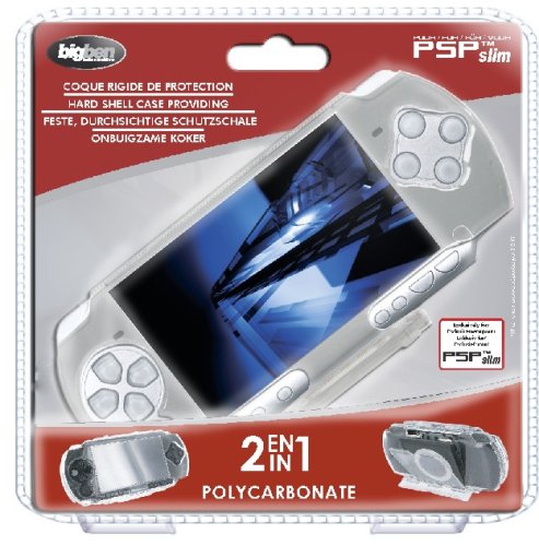 Bigben Interactive Protection Case PSP Slim - Accesorios y piezas de videoconsolas (Transparente, Policarbonato, PSP, 104 g, 178 x 175 x 35 mm, 40 mm)