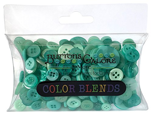 Botones Galore Verde Enfriador para Botellas de diseño de botón de plástico Resistente, Multi-Color