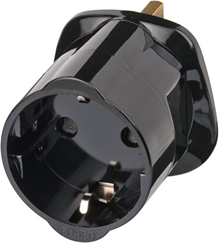 Brennenstuhl Travel Adapter earthed/GB Negro adaptador e inversor de corriente, Fuente de alimentación, 13 A, Negro