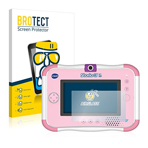 BROTECT Protector Pantalla Cristal Compatible con Vtech Storio 3 S Protector Pantalla Vidrio - Dureza Extrema, Anti-Huellas, AirGlass BROTECT Protector Pantalla Cristal Compatible con Vtech Storio 3 S Protector Pantalla Vidrio - Dureza Extrema, Anti-Huellas, AirGlass