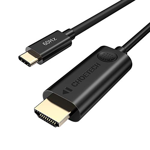 Cable USB C a HDMI(4K@60Hz),CHOETECH Cable HDMI a USB 3.1 Tipo C para iPad Pro Macbook Air 2019/2018 MacbookPro 2020/2019,Galaxy S20/S10/S10E/Note10/8/S9+ S8,HuaweiP30/40 Pro P20 Mate20 Pro etc(3m) Cable USB C a HDMI(4K@60Hz),CHOETECH Cable HDMI a USB 3.1 Tipo C para iPad Pro Macbook Air 2019/2018 MacbookPro 2020/2019,Galaxy S20/S10/S10E/Note10/8/S9+ S8,HuaweiP30/40 Pro P20 Mate20 Pro etc(3m)