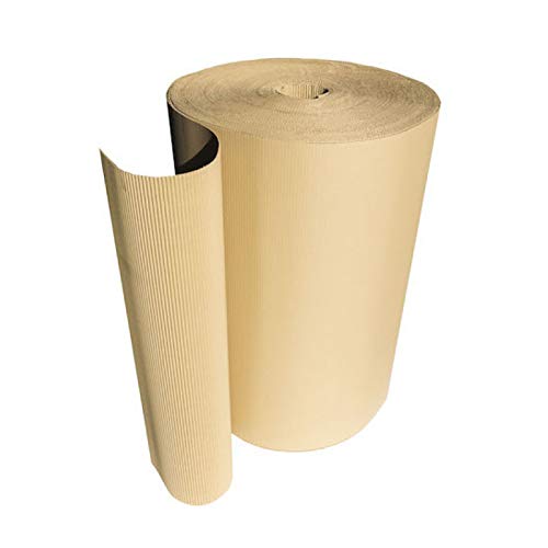 Cajeando | (1x) Rollo de Cartón Ondulado Flexible y Ecológico | De 180 gr/m² y 3 mm de Espesor | Bobinas Pintores | Altura de 90 cm y 100 metros lineales (90 m²) | 17 kg | Fabricado en España Cajeando | (1x) Rollo de Cartón Ondulado Flexible y Ecológico | De 180 gr/m² y 3 mm de Espesor | Bobinas Pintores | Altura de 90 cm y 100 metros lineales (90 m²) | 17 kg | Fabricado en España