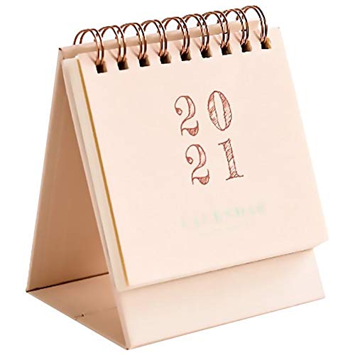Calendario de escritorio Calendario de escritorio de doble horario diario Tabla Planificador anual del orden del día Oficina Organizador 2020-2021 Mini calendario de escritorio calendario de escritori