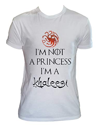 Camiseta Daenerys Targaryen Hombre Niño I'm Not a Princess I'm a Khaleesi Juego de Tronos Serie TV, Hombre - L