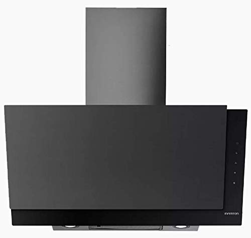 CAMPANA EXTRACTORA PIRAMETRAL CMPTRAL-SS90 INFINITON (Black INOX, Ancho 90cm, 800 m3/h, Decorativa, Cristal templado, Touch panel, Luces LED) CAMPANA EXTRACTORA PIRAMETRAL CMPTRAL-SS90 INFINITON (Black INOX, Ancho 90cm, 800 m3/h, Decorativa, Cristal templado, Touch panel, Luces LED)