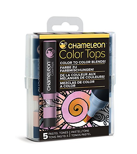 Chameleon Art Products - 5 Color Tops; Puntas de mezcla Chameleon; Tonos Pastel
