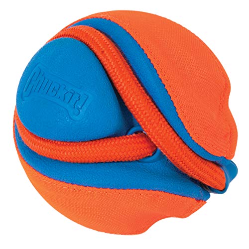 ChuckIt! Cuerda para atrapar, juguete o lanzar pelota de perro duradera, naranja y azul ChuckIt! Cuerda para atrapar, juguete o lanzar pelota de perro duradera, naranja y azul