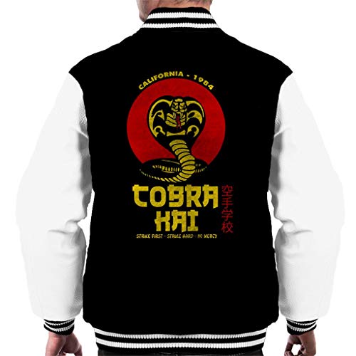 Cloud City 7 Retro Cobra Kai Snake Logo Men's Varsity Jacket