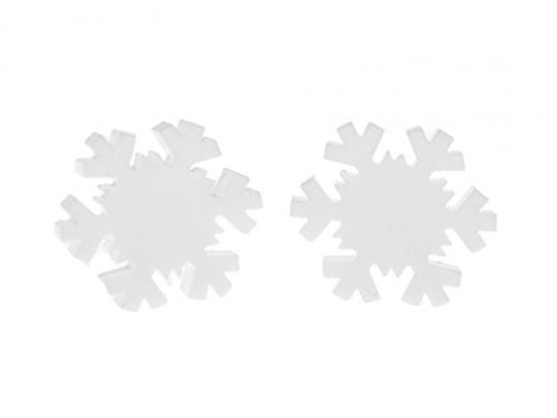 Copo de nieve pendientes Miniblings pendientes del cristal de hielo del invierno Copo de nieve pendientes Miniblings pendientes del cristal de hielo del invierno