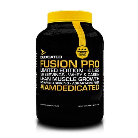 Dedicated Nutrition Edición limitada Fusion Pro Protein Polvo, Chips de Chocolate y Menta 1800 g
