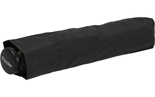 Doppler Parapluie mini et ultra léger - 99 grammes Noir Paraguas plegable, 21 cm, 90 liters, Negro (Noir)