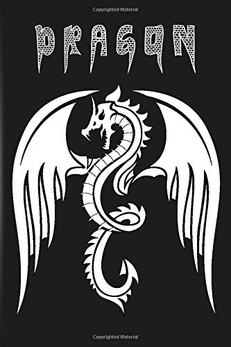 DRAGON: Awesome and Nice Notebook journal for Everyone And a Gift For Any One You Love Especially People Like Dragones and monsters, Blank lined, size 6"x9" , 120 pages