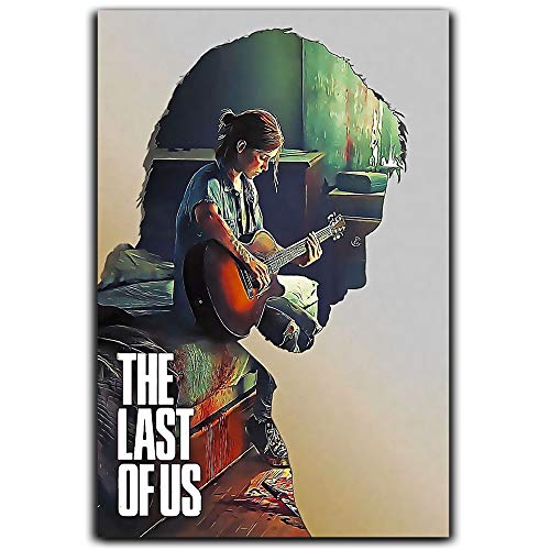 DRAGON VINES Póster de The Last Of Us en lienzo impreso Last of Us Part 2 Game Pop Art American Doomsday Survival Game Pop Art 30,5 x 45,7 cm