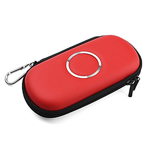 Duro carryer Bag Pouch Case Cover for PSP 3000 2000 1000 – rojo