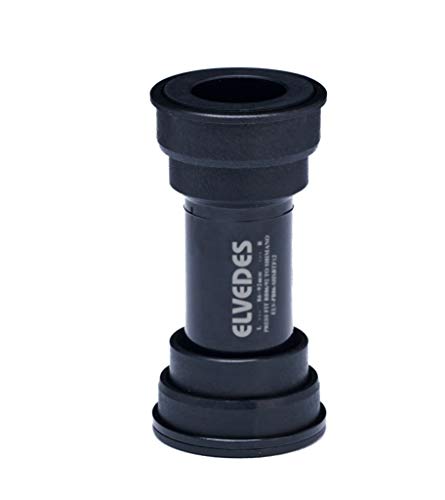ELVEDES PF30 - Caja de Pedales para Bicicleta de Adulto, Unisex, Color Negro ELVEDES PF30 - Caja de Pedales para Bicicleta de Adulto, Unisex, Color Negro