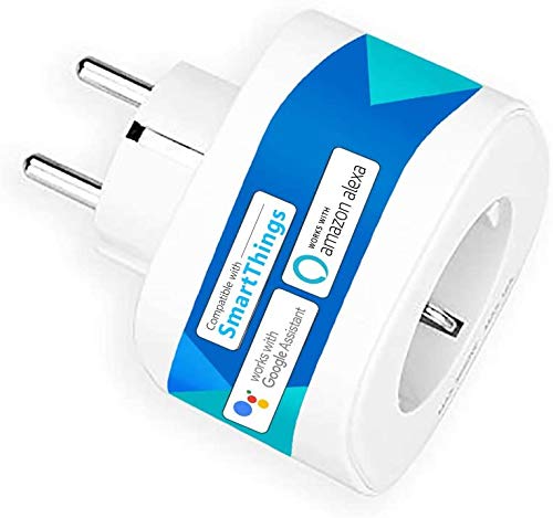 Enchufe Inteligente, Mide el Consumo 16A 3680W Wi-Fi Smart Plug, con Control Remoto Meross App. Compatible con Alexa, Google Assistant y SmartThings. MSS310