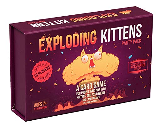 Exploding Kittens Juego Paquete de Fiesta Juega con hasta 10 Jugadores! Juego de cartas en Inglés