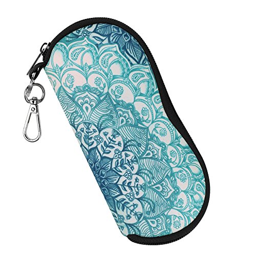 Fintie Estuche para las Gafas con Mosquetón - Súper Ligera y Suave Funda de Neopreno con Cremallera a Prueba de Polvo para los Anteojos, Esmeralda Fintie Estuche para las Gafas con Mosquetón - Súper Ligera y Suave Funda de Neopreno con Cremallera a Prueba de Polvo para los Anteojos, Esmeralda