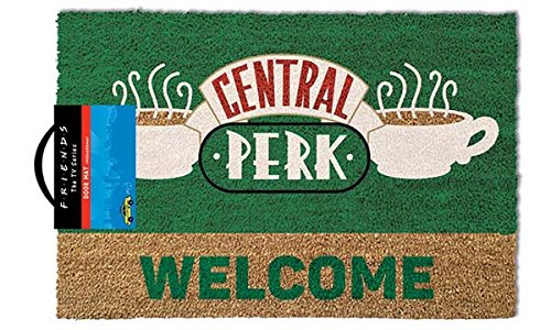 Friends Door Mat Felpudo Central Perk Welcome, Felpa, Multicolor, 40 x 60 cm Friends Door Mat Felpudo Central Perk Welcome, Felpa, Multicolor, 40 x 60 cm