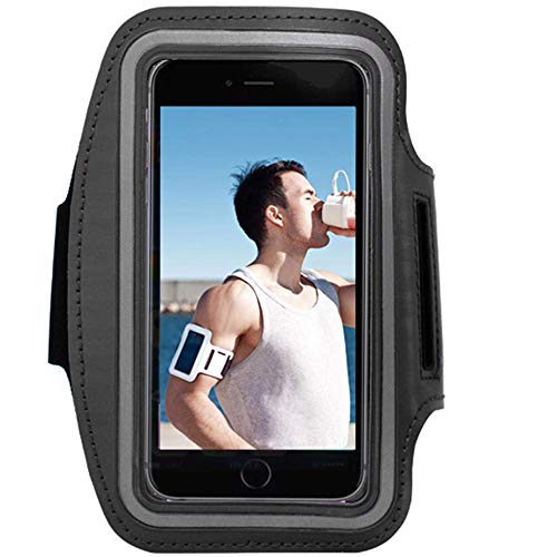 Funda Brazalete Deportivo Ajustable para Smartphone hasta 5.8" - Sport Armband Reflectivo, Prueba de Sudor para Apple iPhone/Huawei/Samsung/Xiaomi/Moto/Sony etc